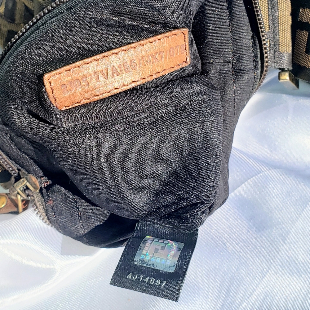 🐝SOLD FENDI ZUCCA MESSENGER CROSSBODY BAG🐝 - Picture 12 of 13